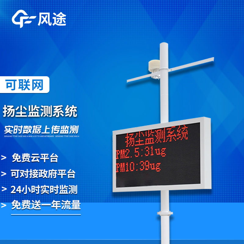 綜合揚塵監測系統，防控揚塵刻不容緩